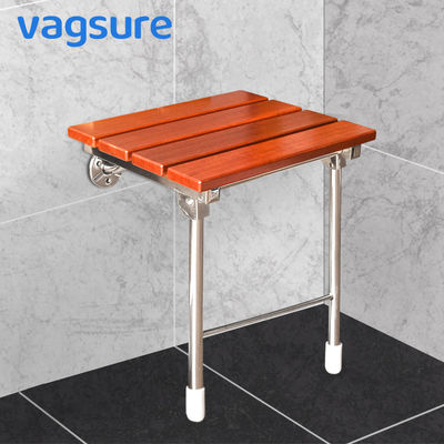中国 床-シャワーのベンチ、反錆の浴室の折り畳み式のシャワーの座席を畳んで下さい取付けられる サプライヤー