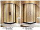 ステンレス鋼フレームのシャワーのドアのエンクロージャ多色のセクターの形の反細菌 サプライヤー