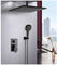 無光沢現代的なシャワーの横水栓の黒は水栓20.5cmの下でハンドルを選抜します サプライヤー