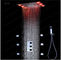 ステンレス鋼のシャワーの横水栓の多角度の調節の降雨量のシャワー・ヘッドのサイズ360*500MM サプライヤー