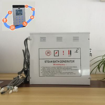 ステンレス鋼タンクおよび水位が付いている革新的な白12kwの蒸気発生器は厳密に調べます